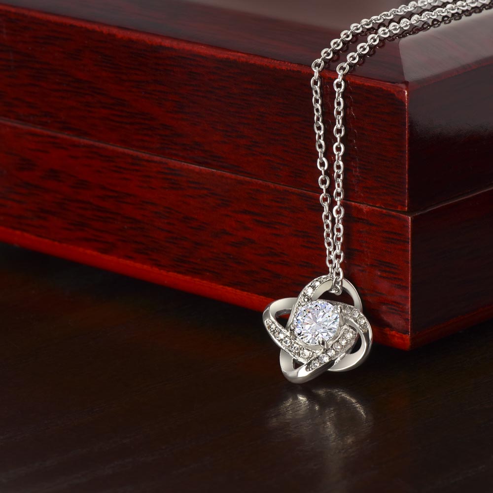 Love Knot Necklace, No Message Card