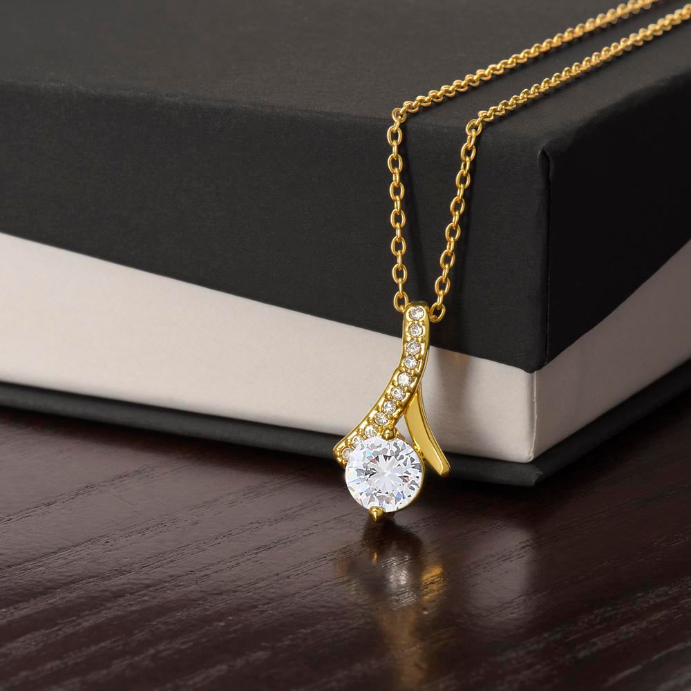 Alluring Beauty Necklace, No message Card