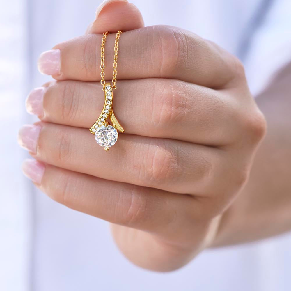 Alluring Beauty Necklace, No message Card