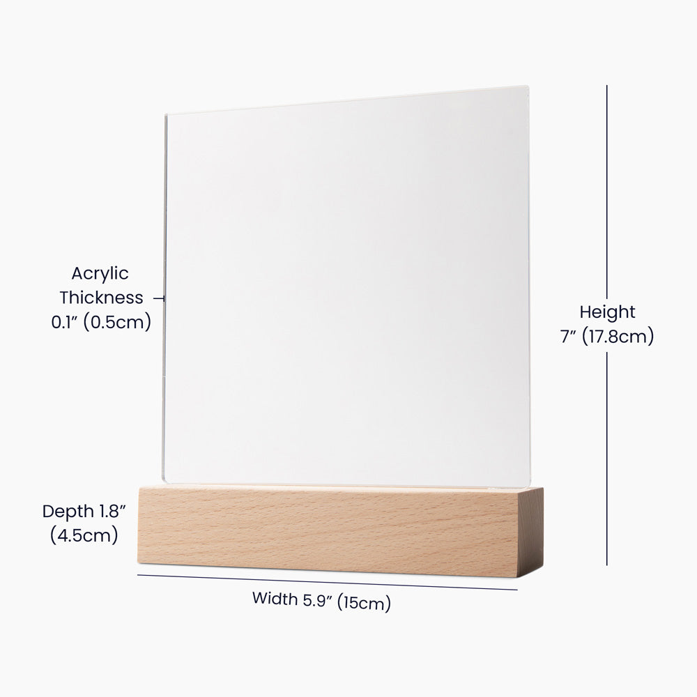 TO DO: List Acrylic Plaque