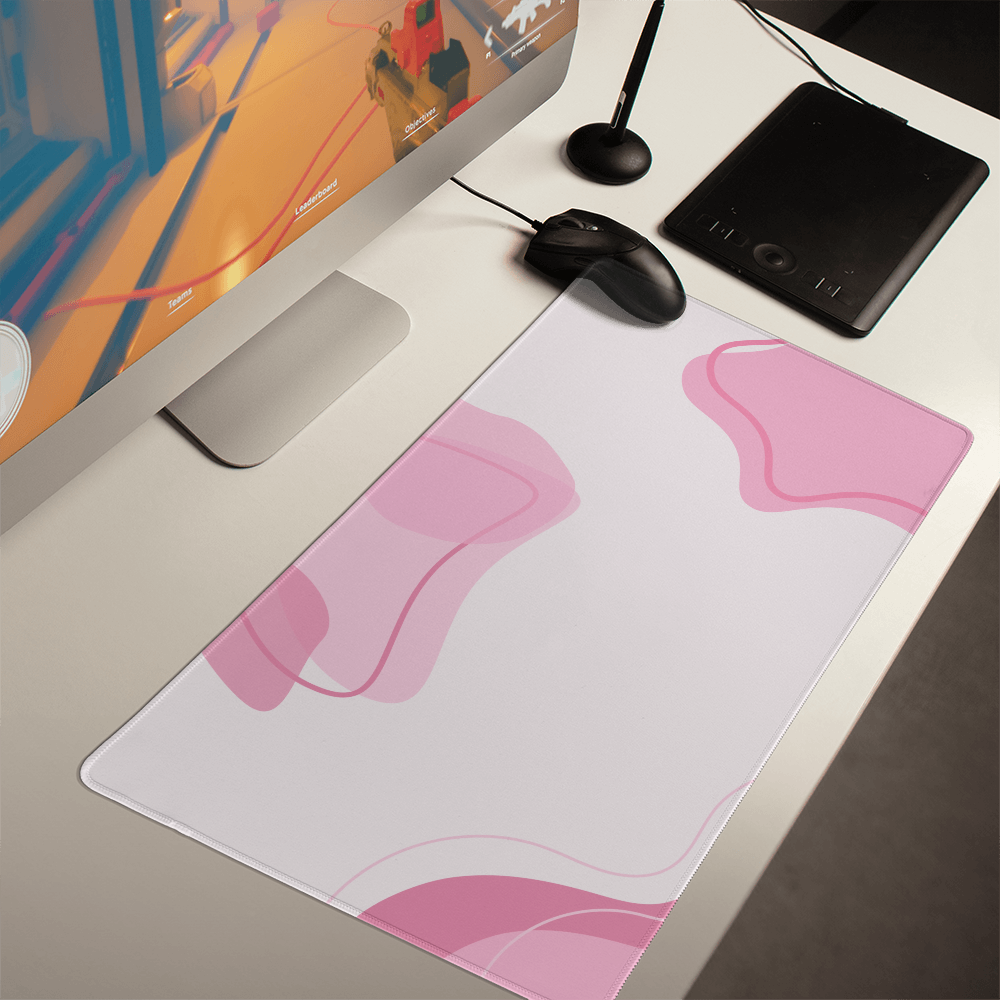 Cute Pink Gaming Mat