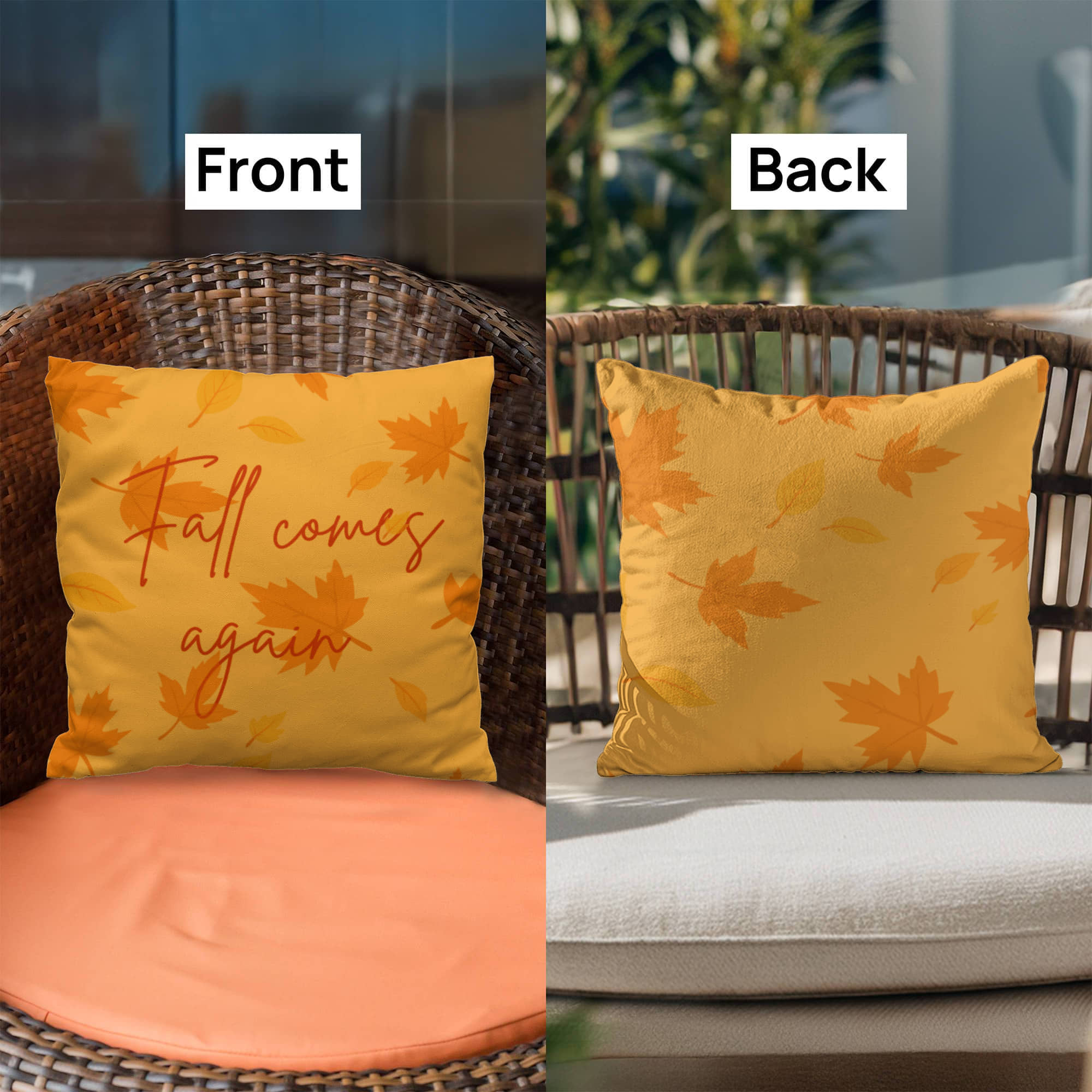 Fall Comes Again, Classic Pillow Cover
