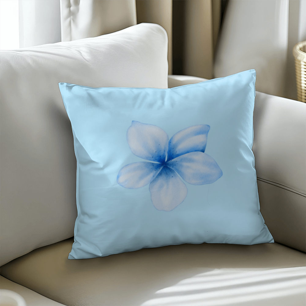 Blue Flower, Classic Pillow Cover