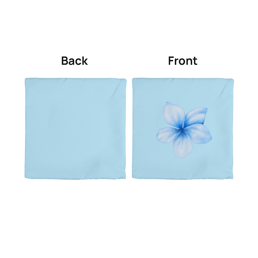 Blue Flower, Classic Pillow Cover