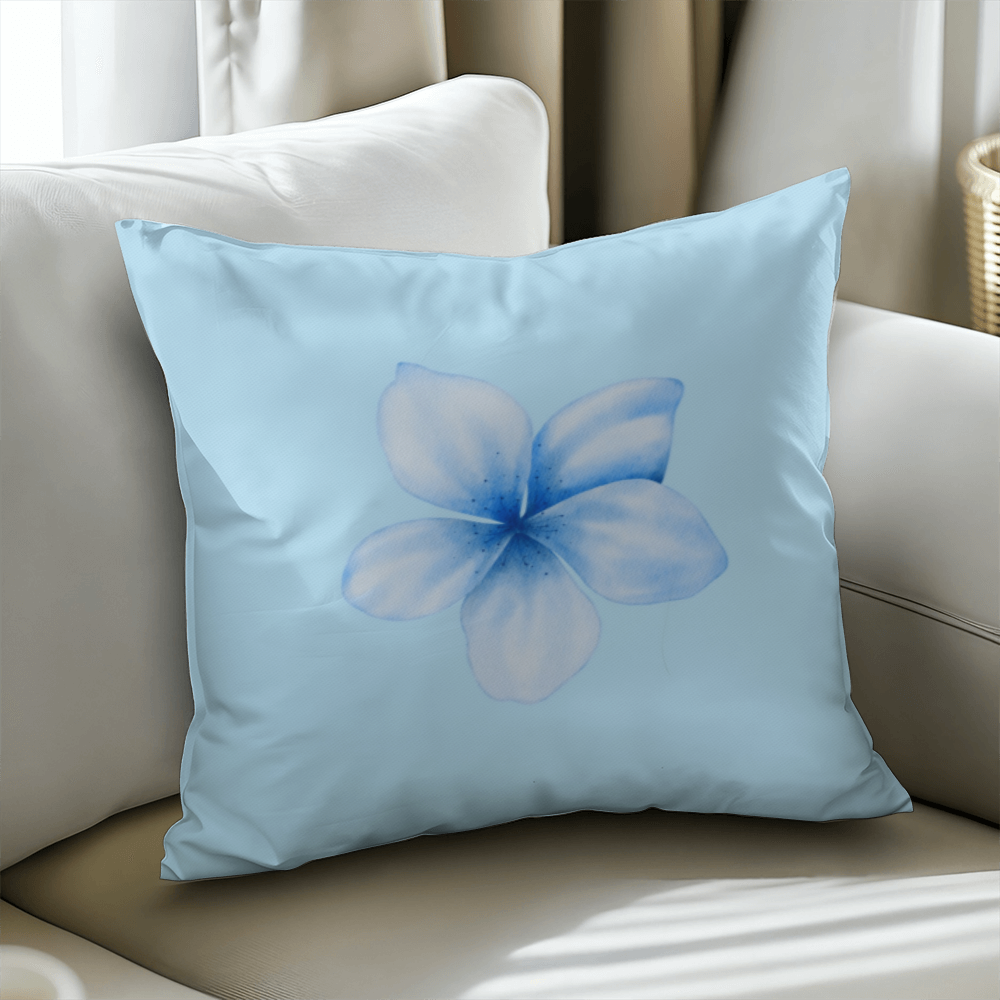 Blue Flower, Classic Pillow Cover