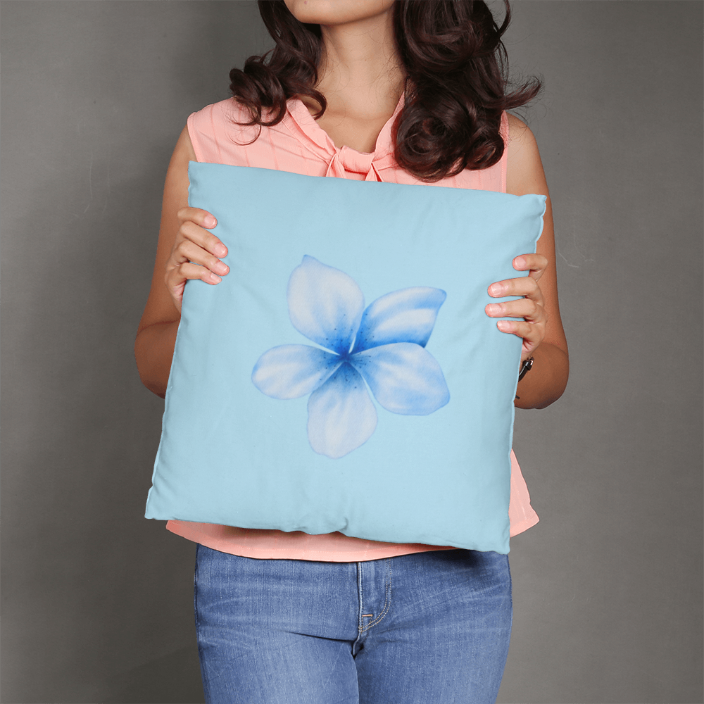 Blue Flower, Classic Pillow Cover