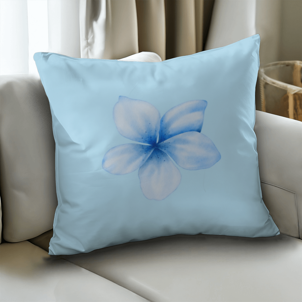 Blue Flower, Classic Pillow Cover