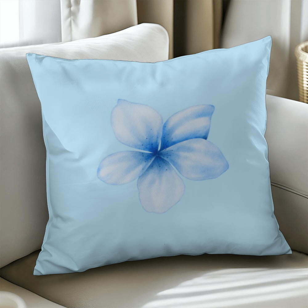 Blue Flower, Classic Pillow Cover