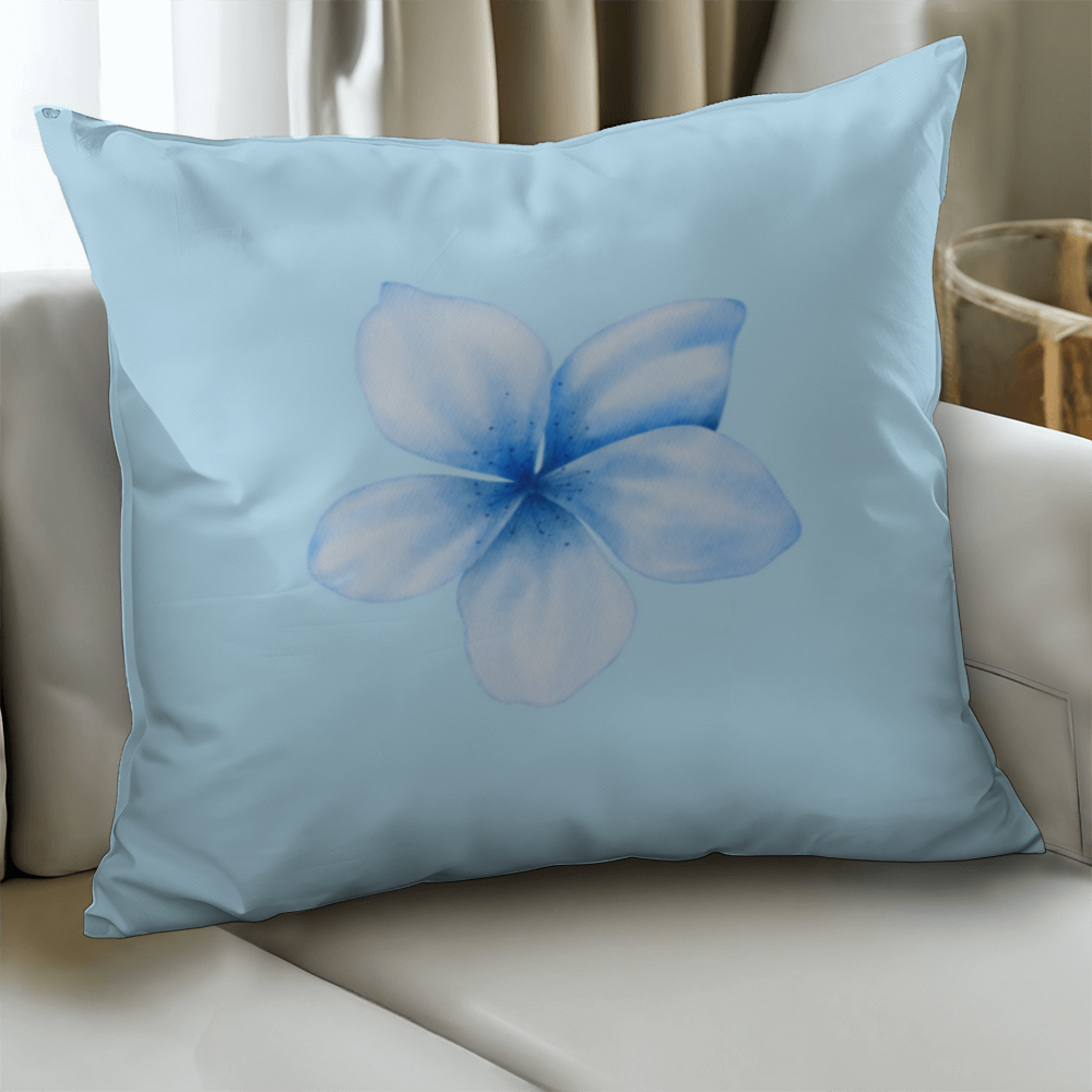 Blue Flower, Classic Pillow Cover
