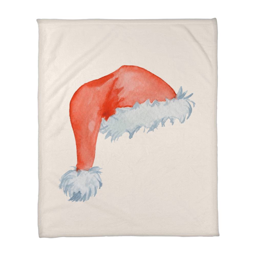 Santa Hat Coral Fleece Blanket
