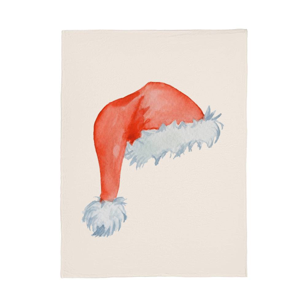 Santa Hat Coral Fleece Blanket