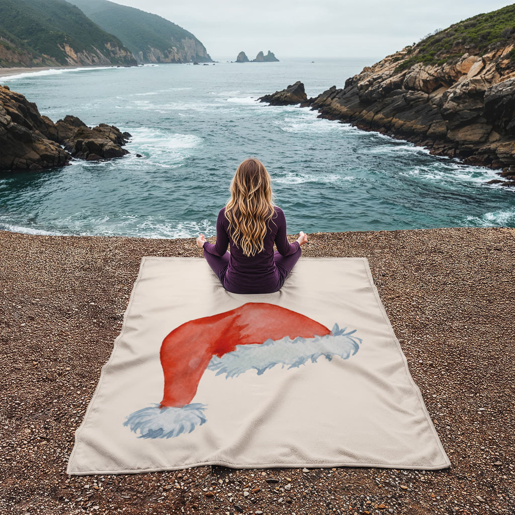 Santa Hat Coral Fleece Blanket