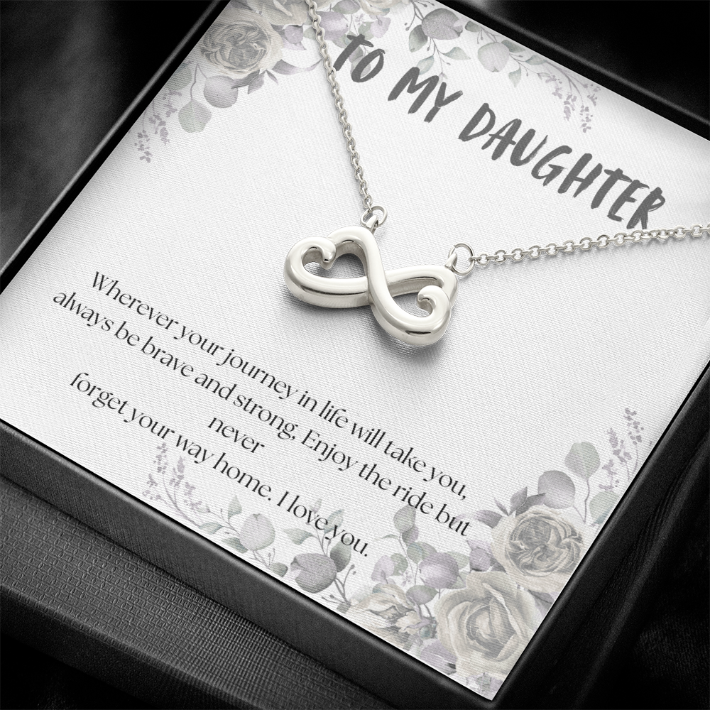 To My Daughter, Endless Love Necklace