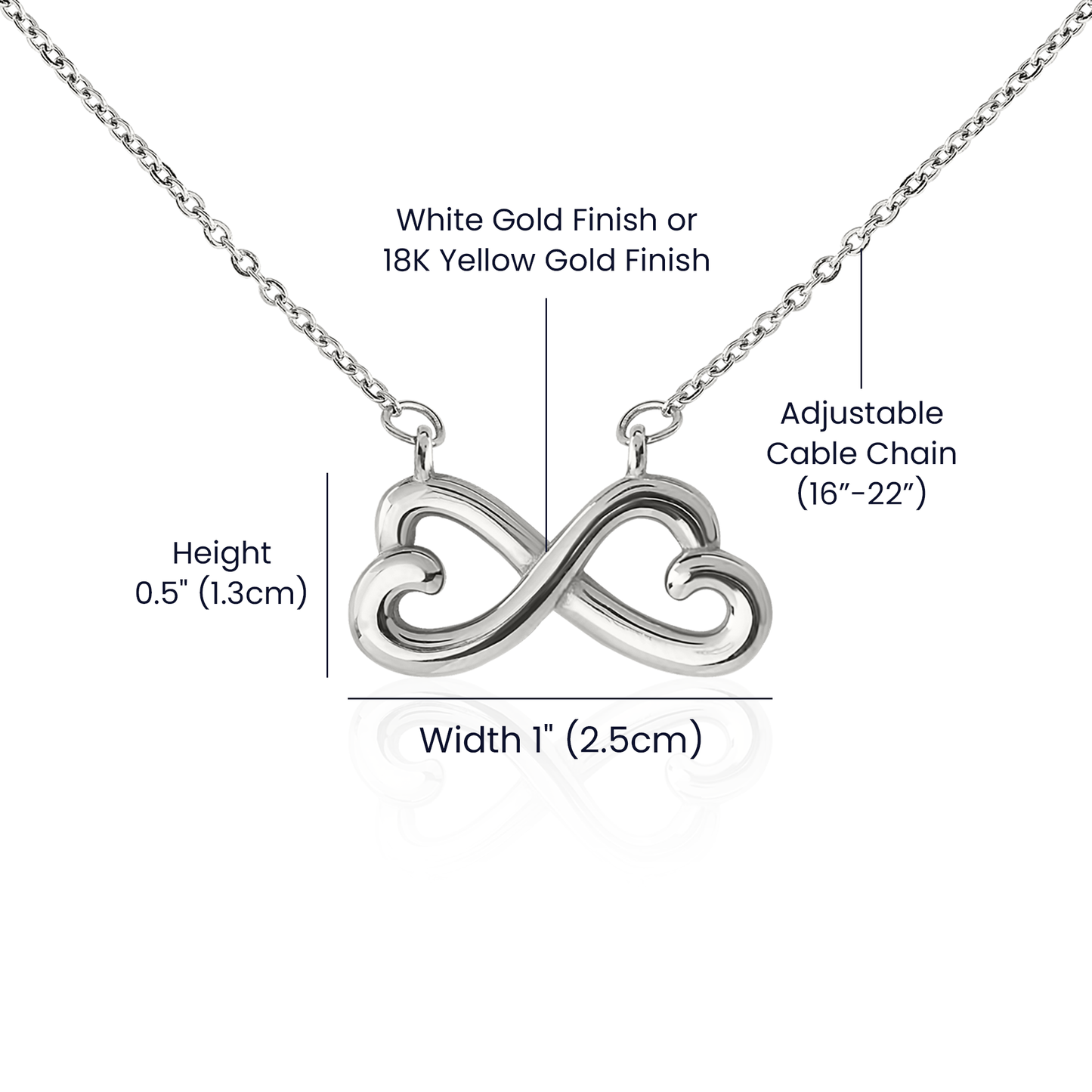 To My Daughter, Endless Love Necklace