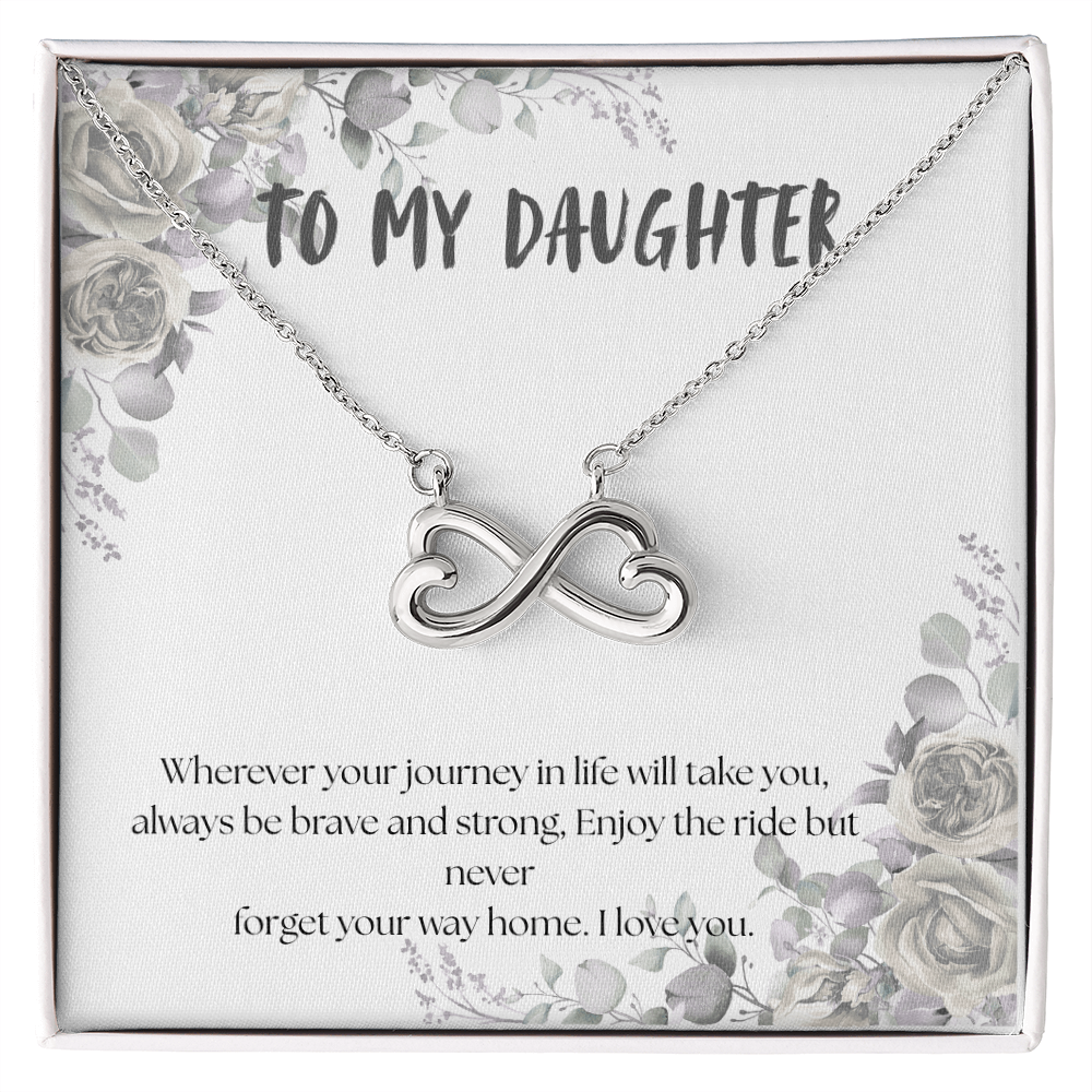 To My Daughter, Endless Love Necklace