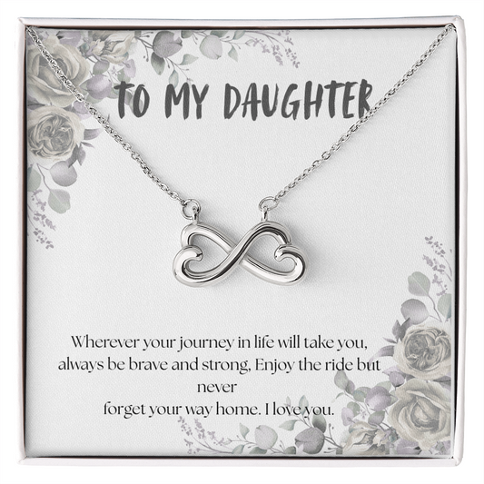 To My Daughter, Endless Love Necklace