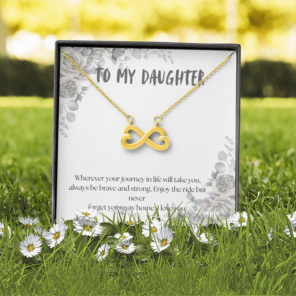 To My Daughter, Endless Love Necklace