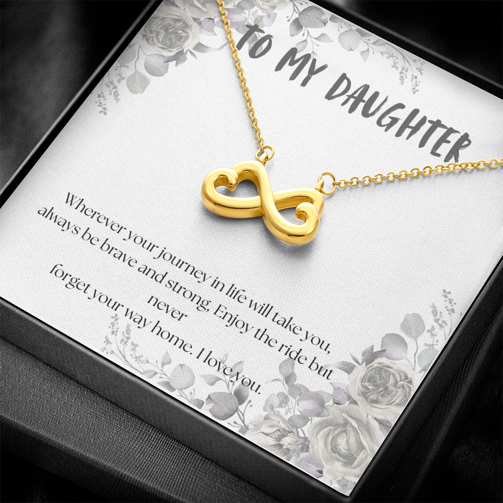 To My Daughter, Endless Love Necklace