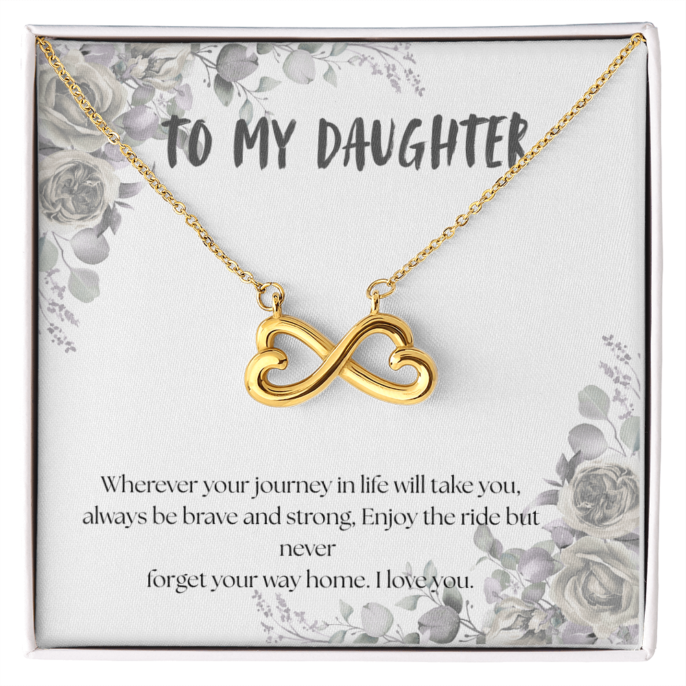To My Daughter, Endless Love Necklace