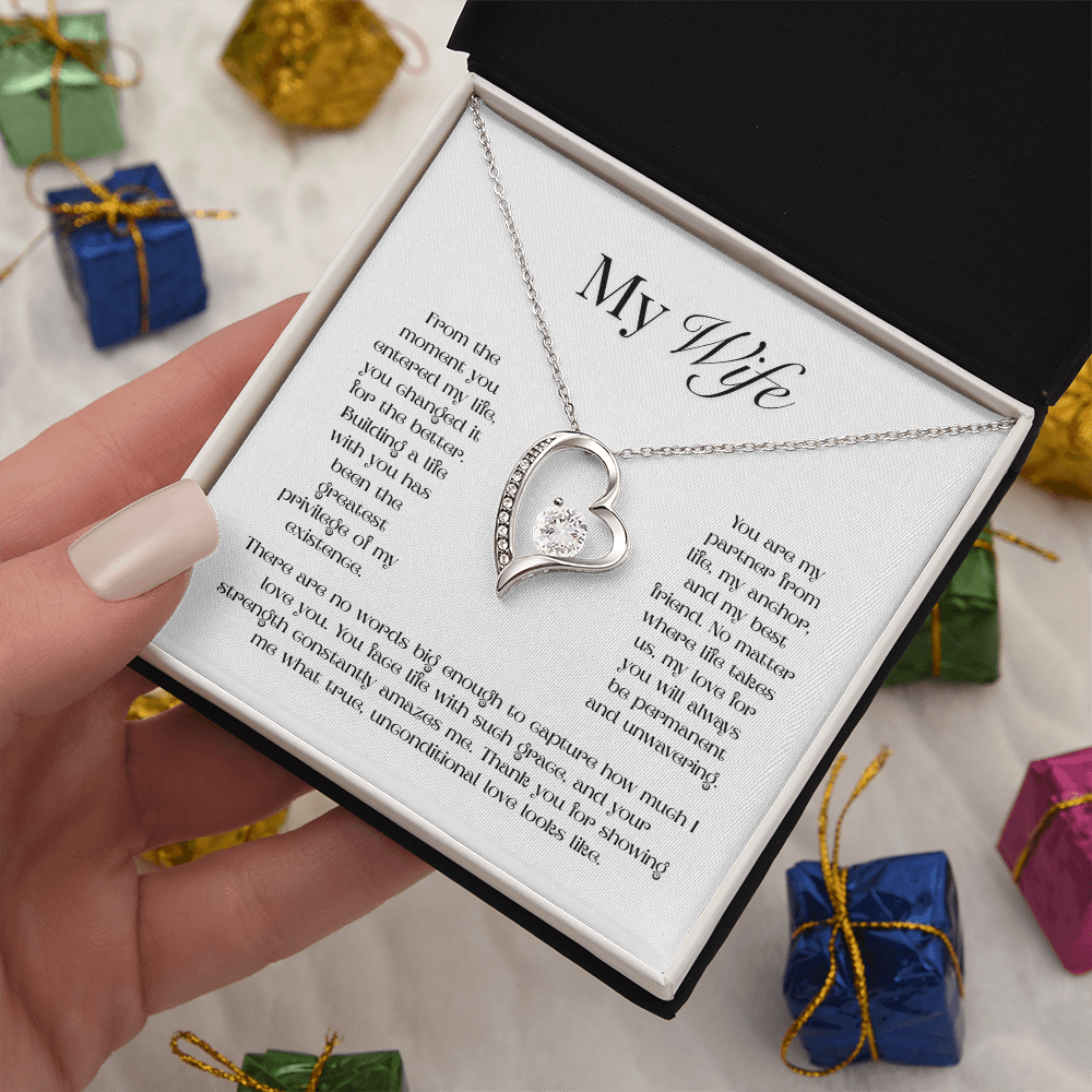 My Wife, My Love For You is Forever Necklace