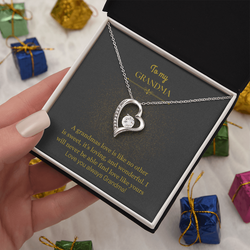 To My Grandma, Forever Love Necklace