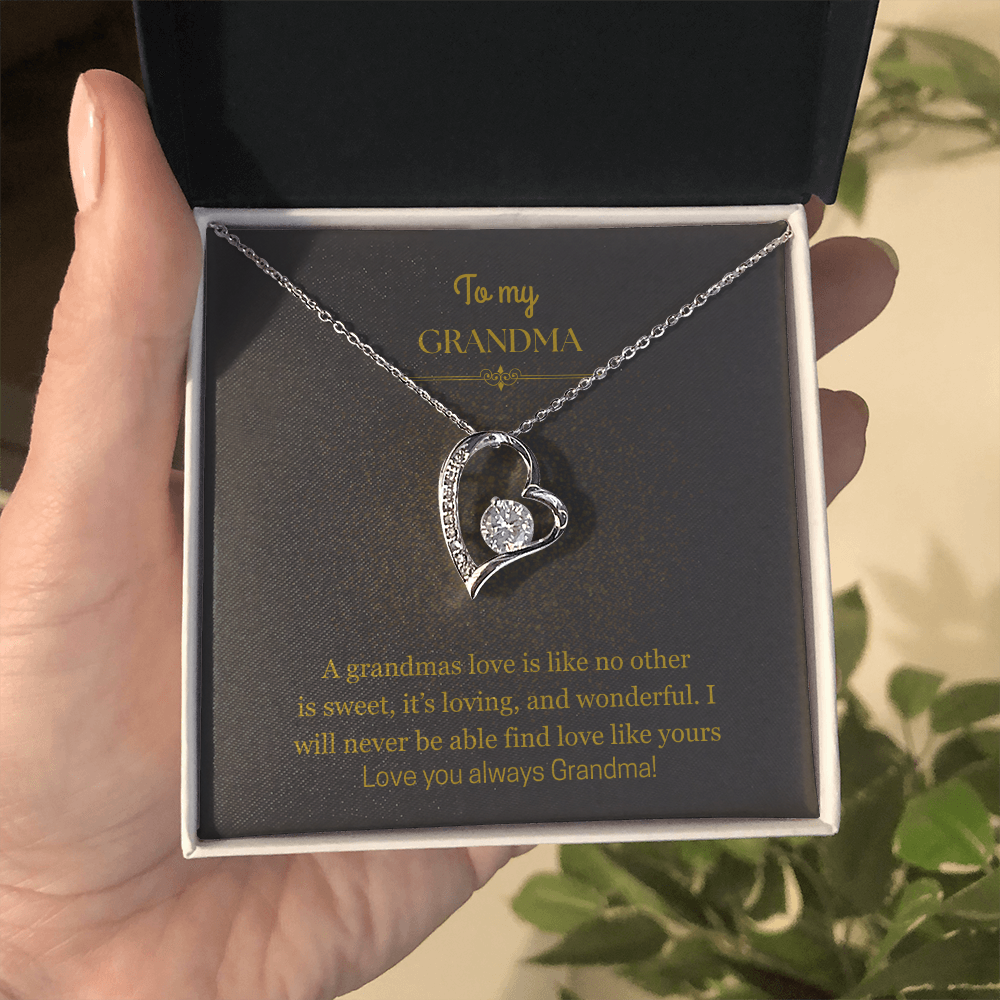 To My Grandma, Forever Love Necklace