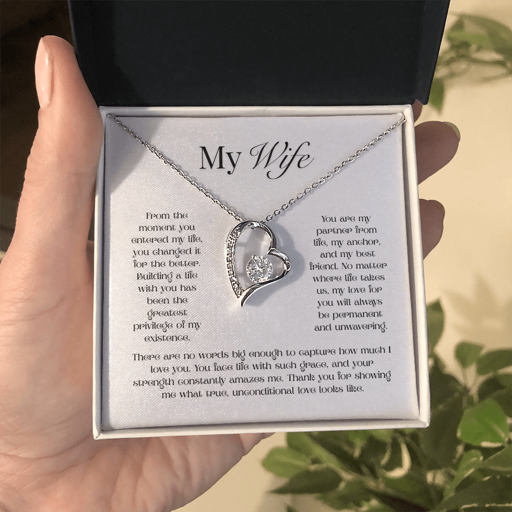 My Wife, My Love For You is Forever Necklace