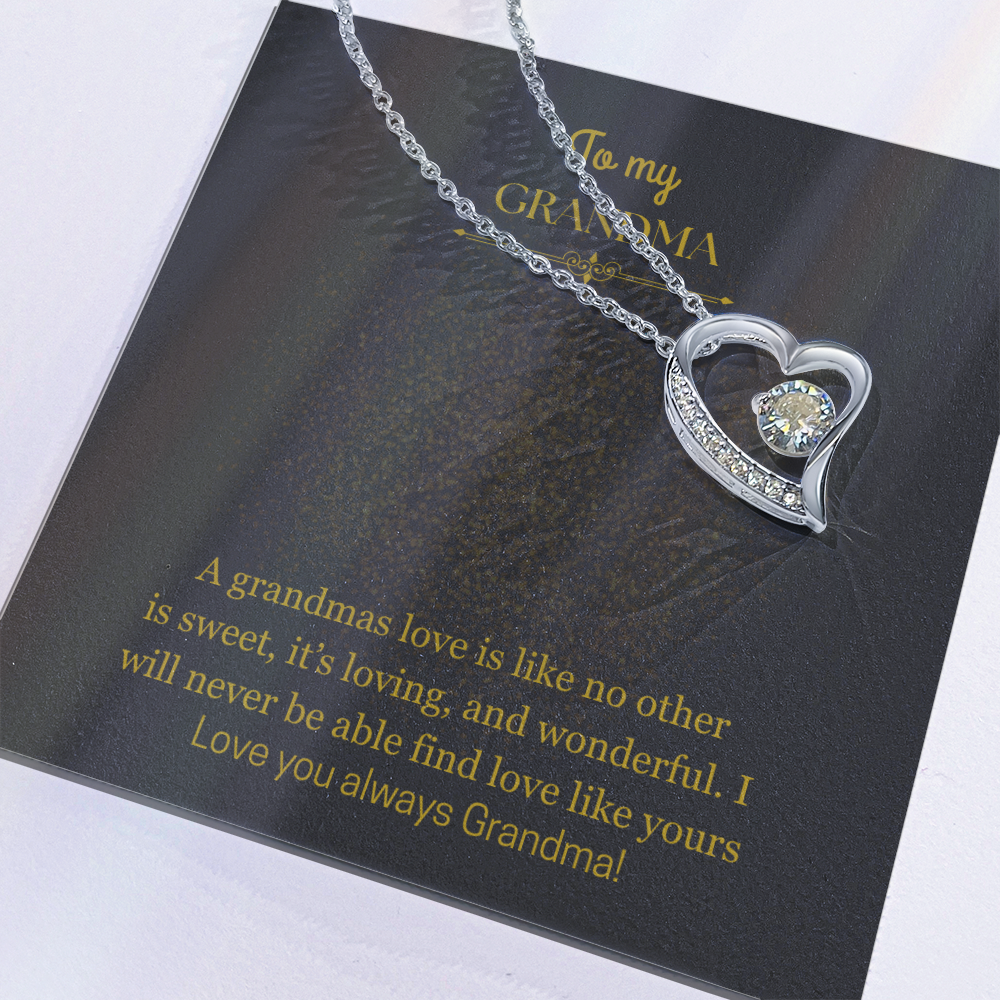 To My Grandma, Forever Love Necklace