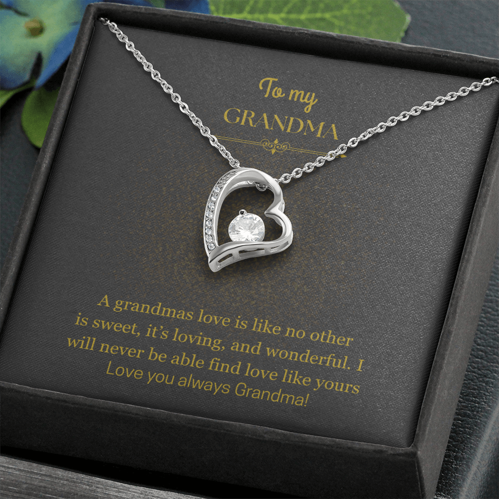 To My Grandma, Forever Love Necklace