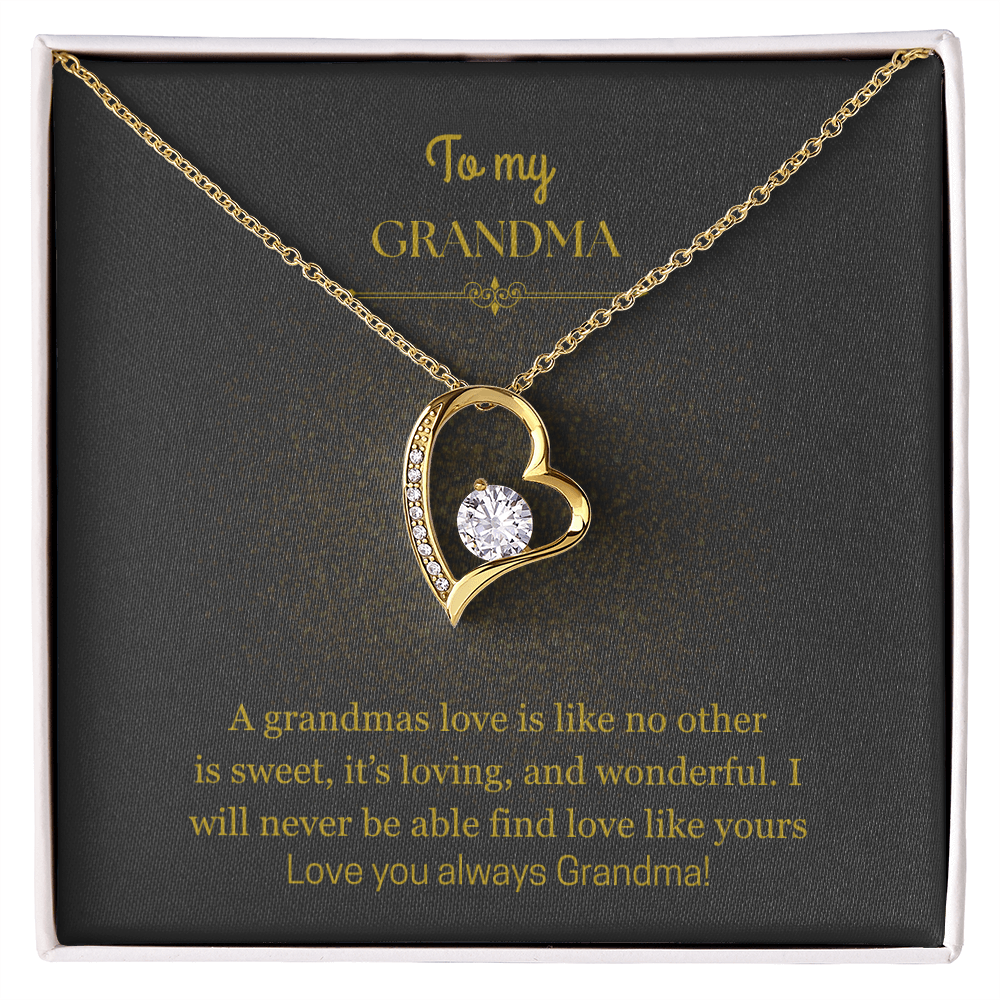 To My Grandma, Forever Love Necklace