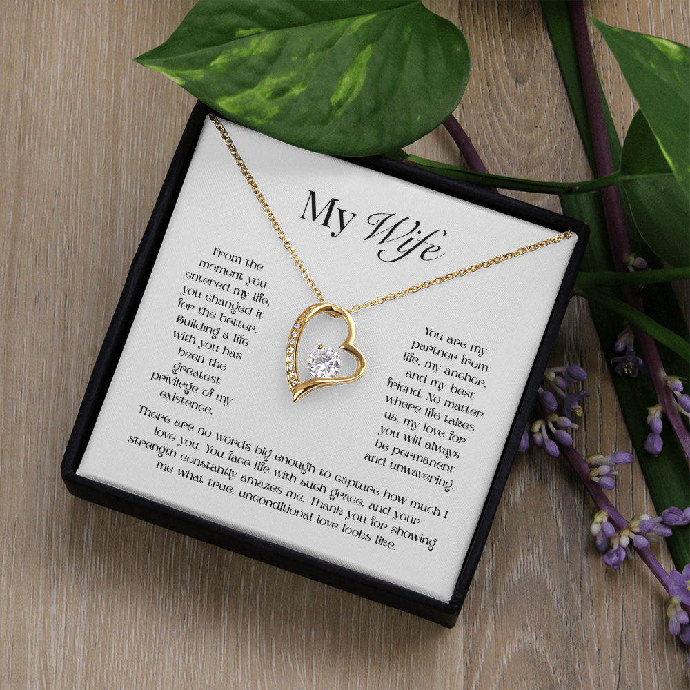 My Wife, My Love For You is Forever Necklace