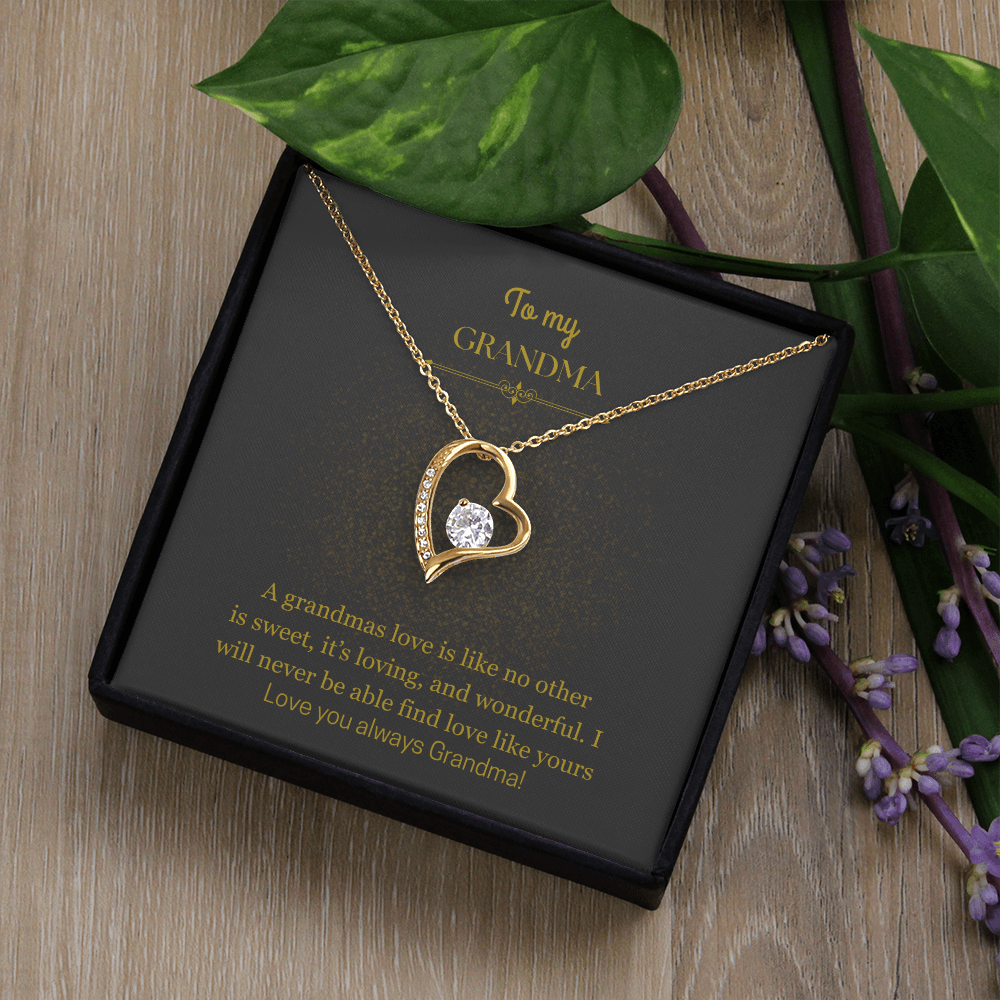 To My Grandma, Forever Love Necklace