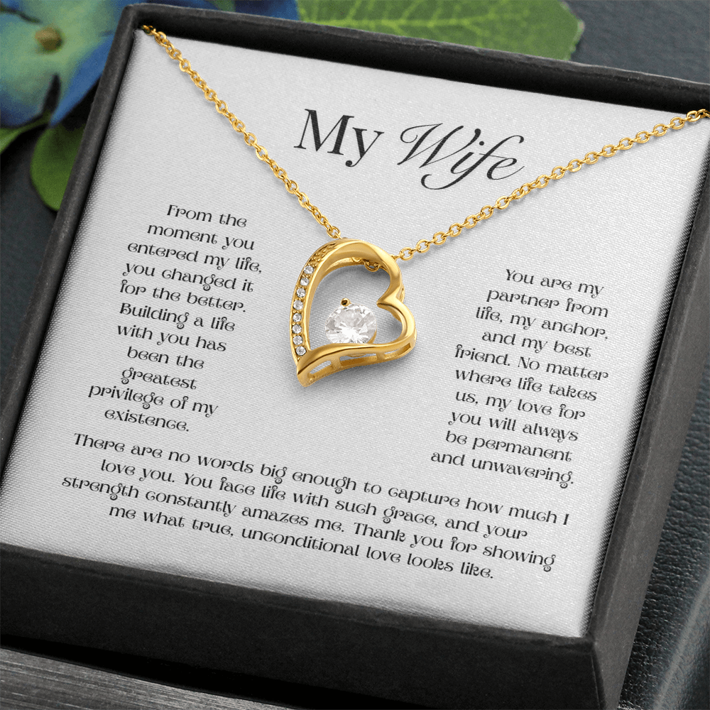 My Wife, My Love For You is Forever Necklace