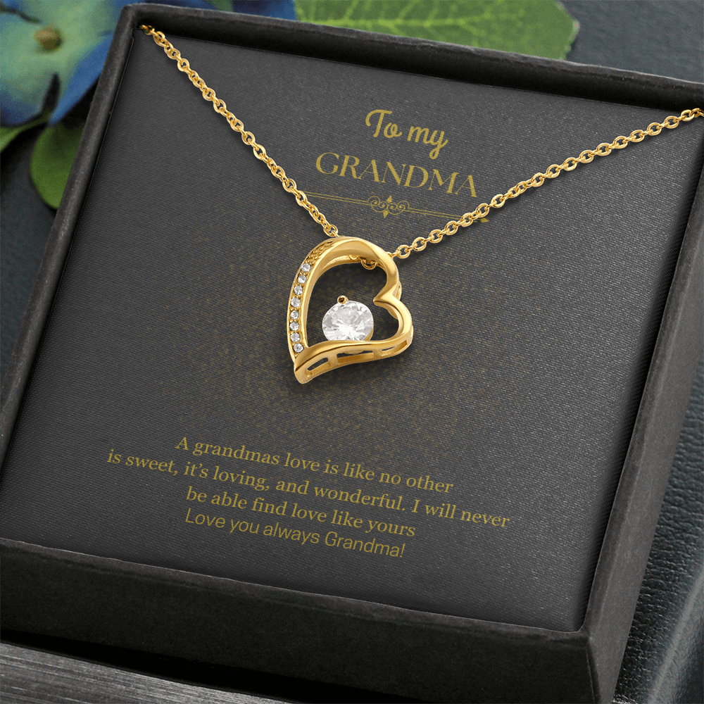 To My Grandma, Forever Love Necklace