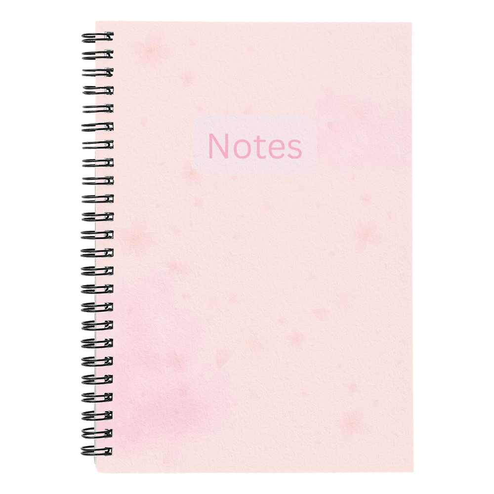 Pink Spiral Notebook