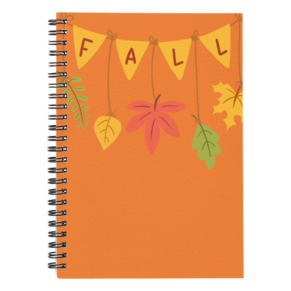 Fall Spiral Notebook
