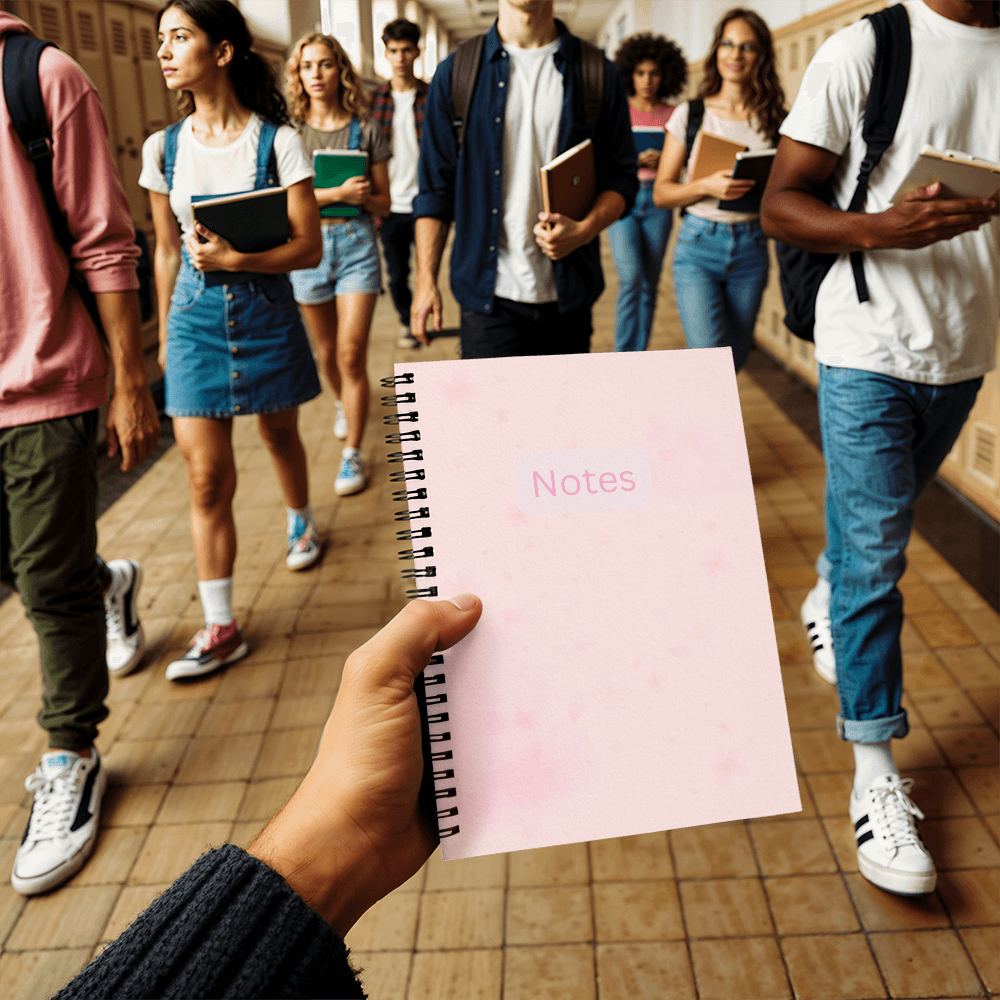 Pink Spiral Notebook