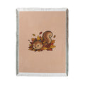 Cute Squirrel, Printed Woven Blanket